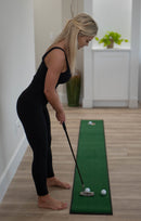 Home Putt - Portable Golf Putting Mat - Perfect Golf Training Aid to Practice your Golf Game Everywhere You Go - 1 Ft by 8 Ft Mini  Golf Putting Green Golf Training Aids