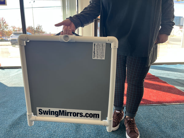 Golf Swing Mirrors Full size 2x4 and half size 2x2 available