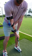 Right Angle V2 Golf Swing Elbow Brace – Backswing Trainer for Trail Arm Position Golf Training Aids