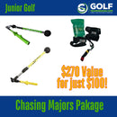 The Chasing Majors Junior Bundle by Sure-Golf - Golf Training Aids