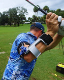 Right Angle V2 Golf Swing Elbow Brace – Backswing Trainer for Trail Arm Position Golf Training Aids