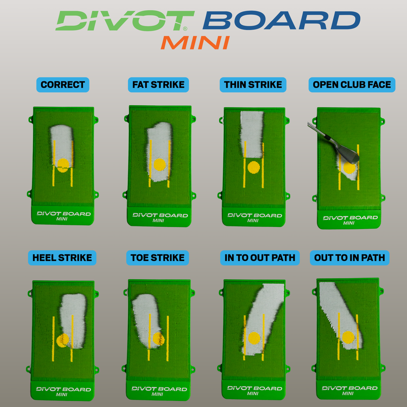 The Divot Board Mini – Portable Feedback Trainer for Precision Strikes Divotboard