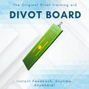 The Divot Board - Patented Swing Path Trainer - Golf Training Aids