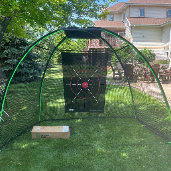 10' x 7' Rounded Golf Net Shop Indoor Golf