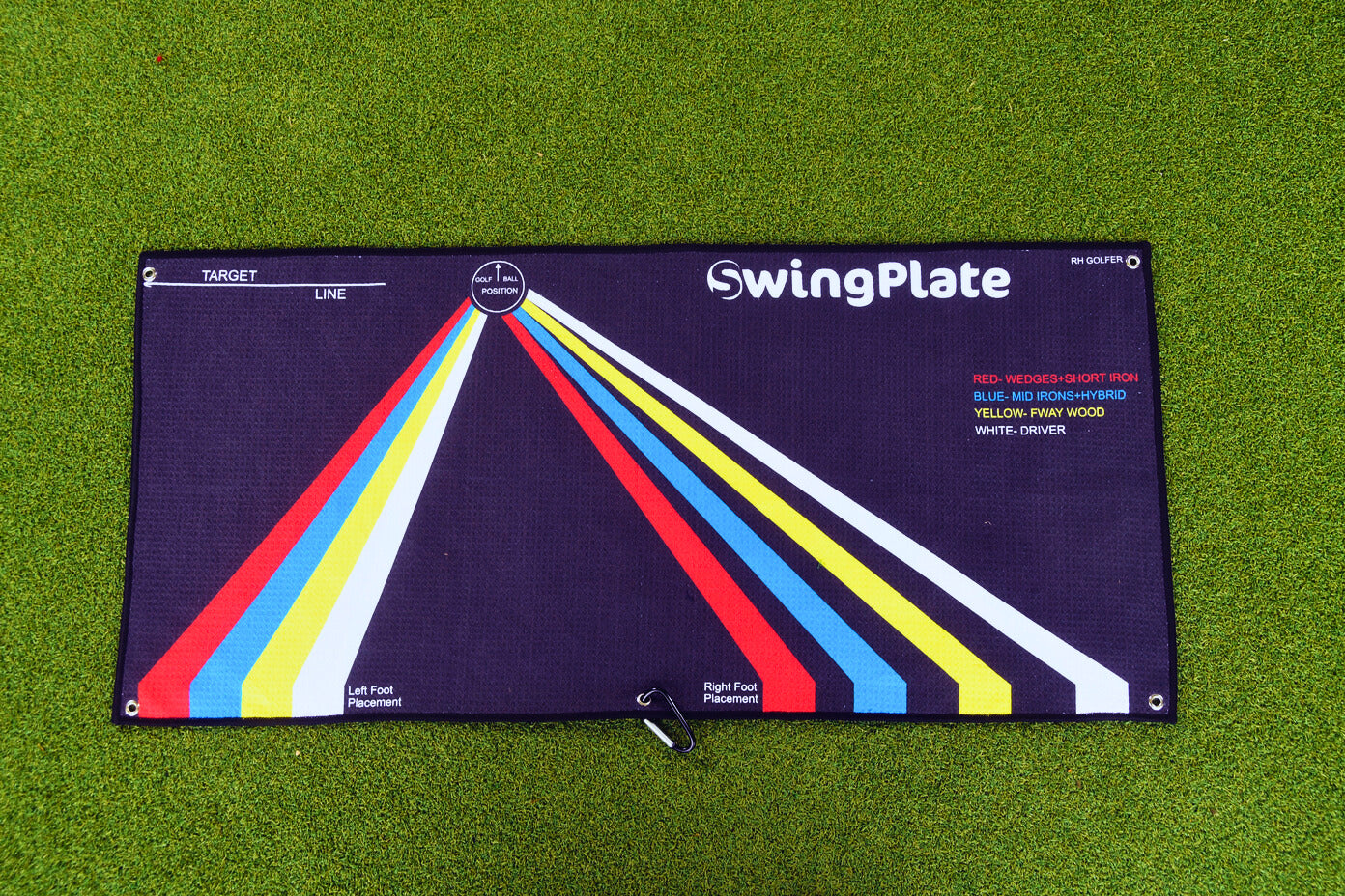 The Stance Towel | Stance Alignment Tool By Swing Plate - Golf Training ...