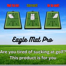 Eagle Mat Pro - Swing Path Trainer Golf Training Aids