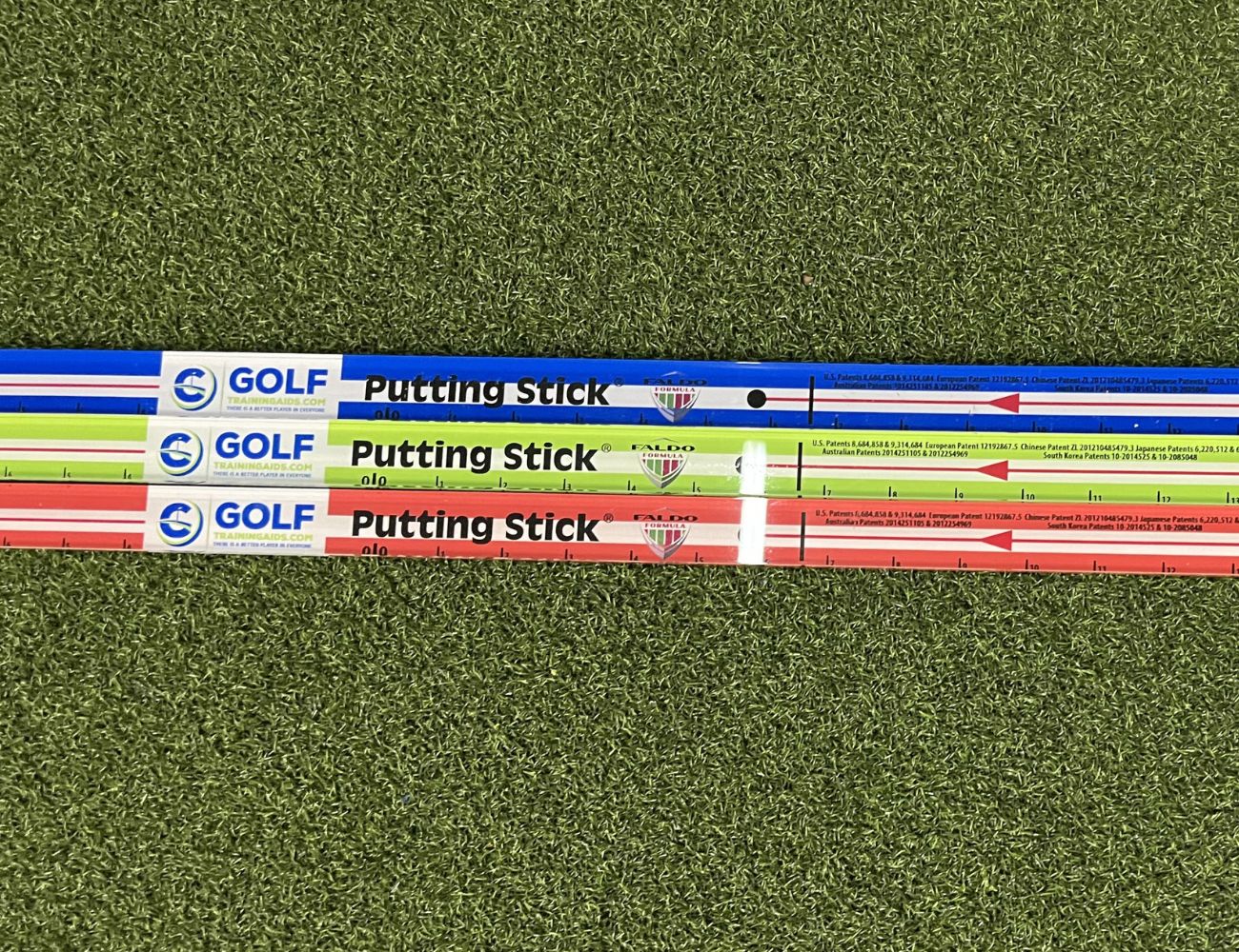 Putting Stick Pro by TPK Golf (Color Green)