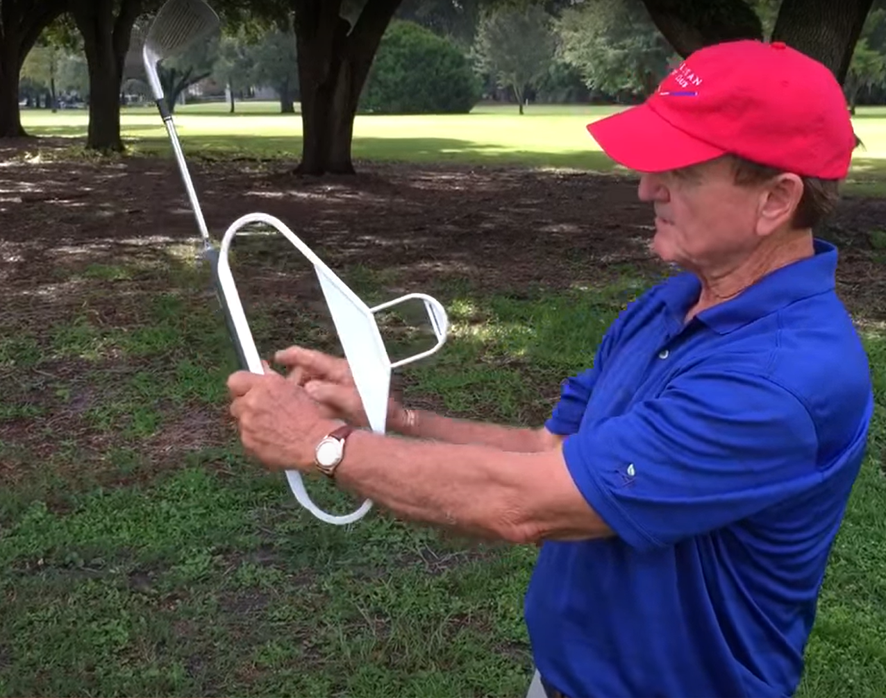 Power Hanger Golf Training Aid Coat Hanger Golf Aid