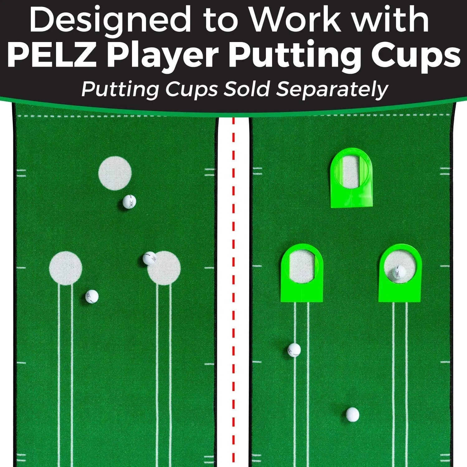 Pelz Player Putting Mat (Indoor) Golf Training Aids