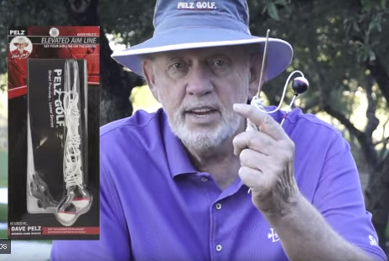 Dave Pelz Elevated Aim Line - Putting Guide