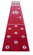 Texas A&M Putt Ball - Putting Mat Game - Make Practicing your Putts Entertaining While Representing Your Favorite University - Mat is 12 feet by 2 feet Golf Training Aids