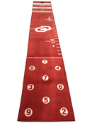 Oklahoma Putt Ball - Putting Mat Game - Make Practicing your Putts Entertaining While Representing Your Favorite University - Mat is 12 feet by 2 feet Golf Training Aids