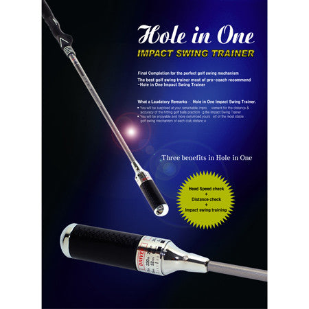 Hole-In-One Swing Impact Trainer (Standard Grip only)