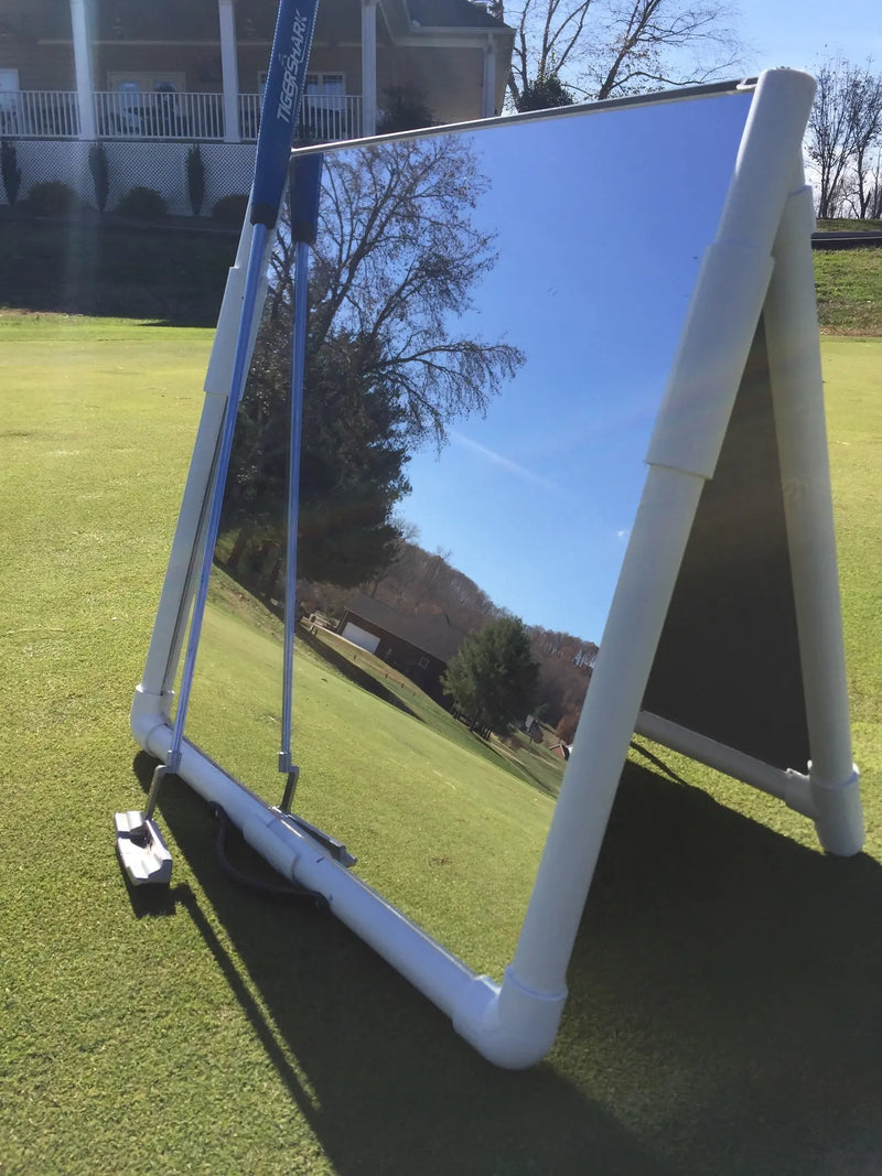 Golf Swing Mirror Training Aid Swing Reflection Foldable 2x4