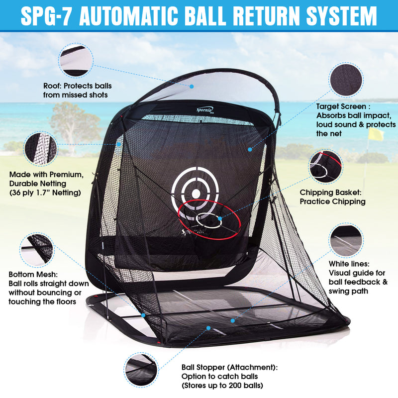 Spornia SPG-7 Golf Practice Net